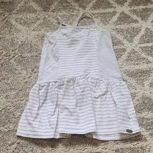 10 for $25 - Girls 4T Gray & White Dress